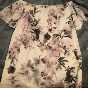 Off the shoulder dress